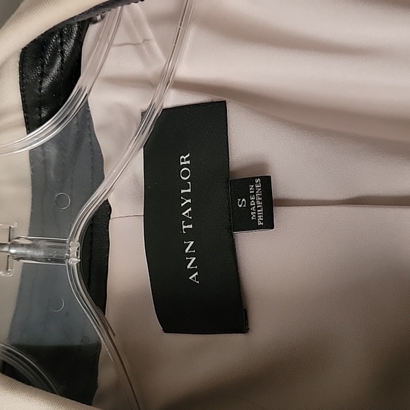 NWOT Trench with faux leather sleeves/accents - Picture 2 of 3